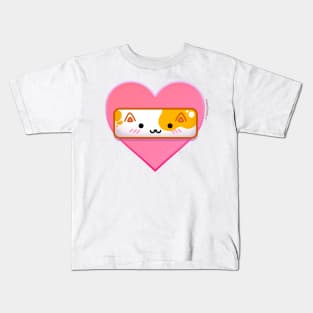 Orange Cat Tower Heart Patoli Studio Kids T-Shirt